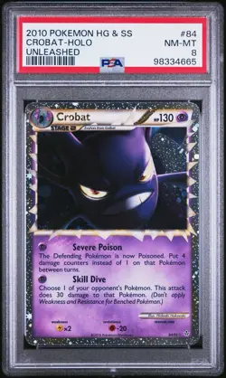 Pokemon 2010 HGSS Unleashed Ursaring Holo #89/95 PSA 7 NM - Image 1