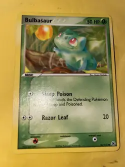 Pokemon TCG Fire Red & Leaf Green Bulbasaur 54/112 Common Near Mint / LP - Image 1