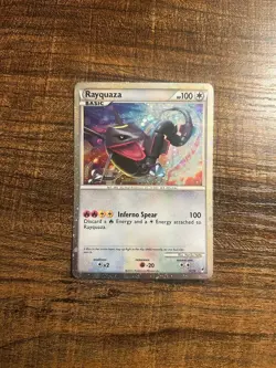 Rayquaza Holo (Pokemon HS Call of Legends SL10) (Great Condition) - Image 3
