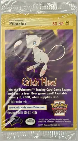 Pokemon Pikachu Movie Promo 04/53 WOTC Promo English 1999 Sealed - Image 1