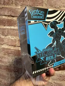 Pokemon TCG Black Bolt Elite Trainer Box - SV: Black Bolt ETB ⚡Plastic W/ Tear - Image 4