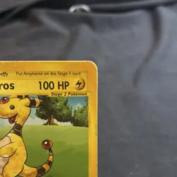 Pokemon Ampharos Aquapolis Rare Stage 2 100 HP 1/147 2002 English Regular - Image 2