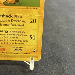 Pokemon Ampharos Aquapolis Rare Stage 2 100 HP 1/147 2002 English Regular - Image 3