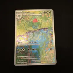 Pokemon TCG 151 Ivysaur 167/165 Illustration Rare Scarlet & Violet NM English - Image 1