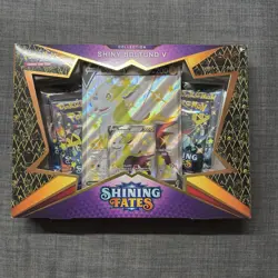 Pokemon TCG: Shining Fates Shiny Boltund V Collection Box – Factory Sealed - Image 1