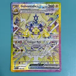 Pokemon TCG Galvantula Ex 168/142 Special Illustration Rare Stellar Crown Eng - Image 1