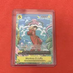 Namco Monkey.D.Luffy One Piece CCG OP07-109 Treasure Rare Foil Two Legends 6000 - Image 1
