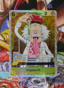 Vegapunk EB02-056 SR One Piece Extra Booster Anime 25th Collection English - Image 1