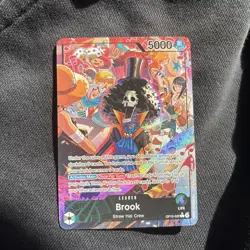 OP15-022 Brook Alt Art Leader Adventure on Kami’s Island One Piece TCG English - Image 1