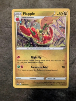 Flapple SWSH189 Near Mint Black Star Promo Cosmos Holo Rare Pokemon TCG Card - Image 1