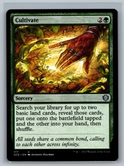 Magic The Gathering Starter Commander Decks Cultivate #177 MTG TCG CCG - Image 1
