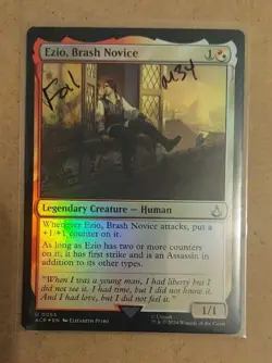 Ezio, Brash Novice #55 (Foil) (NM) Assassin's Creed ACR Magic MTG - Image 1