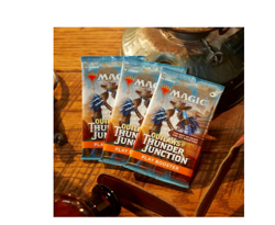 MTG Outlaws of Thunder Junction Play Booster Box - 36 Packs w/ Foil Land - Image 2