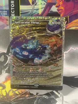 MTG Spectacular Pileup - Fracture Foil - Showcase, English Aetherdrift - Image 1