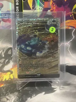 MTG Spectacular Pileup - Fracture Foil - Showcase, English Aetherdrift - Image 3