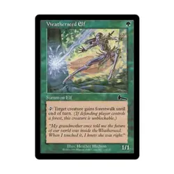WOTC MtG Urza's Legacy Weatherseed Elf (C) (Foil) NM - Image 1