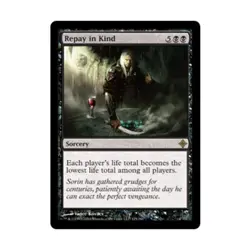 WOTC MtG Rise of the Eldrazi Repay in Kind (R) EX - Image 1