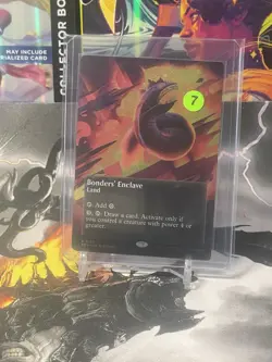 1x - Bonders' Enclave - GALAXY FOIL BORDERLESS #139 - Stellar Sights - NM MTG - Image 3