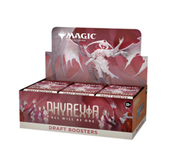 MTG Phyrexia: All Will Be One Draft Booster Box - 36 Packs w/ Full-Art Land - Image 4