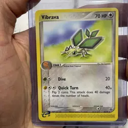 Vibrava 47/97 Non-Holo Ex Dragon Pokemon Card 2003 E Reader NM/MT Condition TCG - Image 1