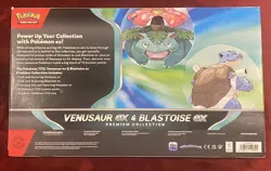 Pokemon Venusaur ex Blastoise ex Premium Collection GameStop Exclusive TCG *NIB* - Image 3