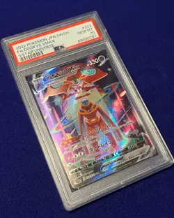 PSA 10 Deoxys Vmax #222 Vstar Universe 2022 Pokemon GEM MINT - Image 2