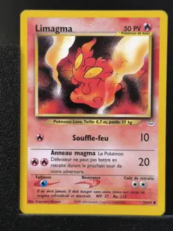 Carte Pokemon Limagma 53/64 Edition 2 Ed 2 Neo Revelation Wizards FR 1 - Image 2