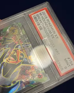 PSA 9 M Houndoom EX #154 XY Breakthrough 2015 Pokemon MINT - Image 3