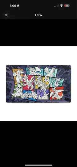 Official Pokemon Center Powerhouse Psuedo-Legendary Dragon Playmat - New - Image 1