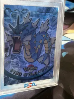 2000 Topps Pokemon TV Gyarados Animation Series 3 Foil PSA Mint 9 - Image 2