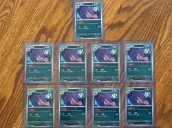 Gengar Pokemon Lot of 9 Masterball Reverse Holo Gem Pack 3 Chinese - Image 1