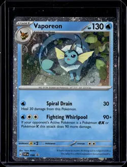 Vaporeon - SVP168 / Cosmos S&P Black Star Promo 2025(NM) / Pokemon TCG - Image 1