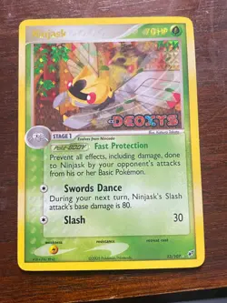 2005 Pokemon Ninjask 13/107 Holo Rare EX Deoxys 🔥 Vintage Hoenn Era Classic - Image 1
