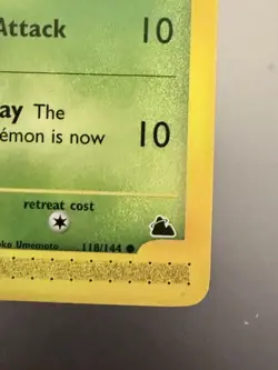 Pokemon Skyridge Zubat 118/144 🦇 Vintage WOTC e‑Reader Classic (2003) - Image 4