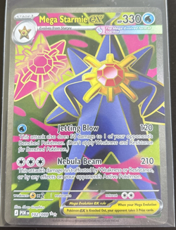 Pokemon TCG Mega Starmie ex 102/088 Full Art Ultra Rare Perfect Order NM/M - Image 1
