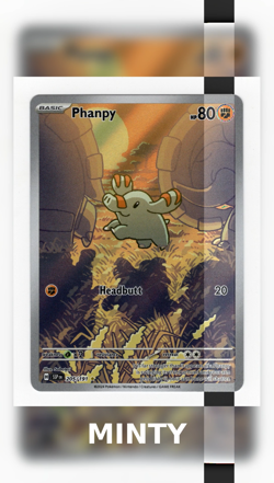 Phanpy 🐘 Surging Sparks 205/191 Illustration Rare Full Art Holo Pokemon NM - Image 2