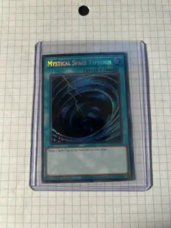 Mystical Space Typhoon RA02-EN062 Secret Rare 1st Edition NM Yugioh - Image 1