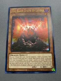 Yu-Gi-Oh! The Black Stone Of Legend Ultra Rare Unlimited LDK2-ENJ05 LP - Image 1
