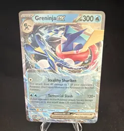 Pokemon Greninja ex SVP 054 Promo Holo Card Scarlet & Violet 300HP 120+ English - Image 1