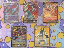 Pokemon Dragon Lot EX/V Cards – Salamence, Hydreigon, Reshiram, Giratina & More - Image 1