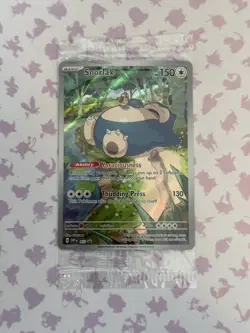 Snorlax SVP EN 051 Black Star Promo Scarlet & Violet Pokemon 151 Card - Sealed - Image 1