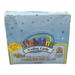 Webkinz Trading Card Game TCG Booster Box (36 Packs) New Sealed (Series 1) Dmg - Image 1
