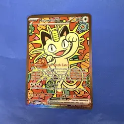 Pokemon Meowth EX Full Art Holo Card 121/088 Basic 2026 Natsumi Yoshida - Image 1
