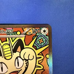 Pokemon Meowth EX Full Art Holo Card 121/088 Basic 2026 Natsumi Yoshida - Image 3