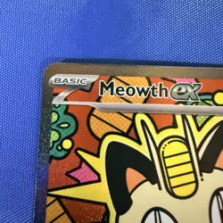 Pokemon Meowth EX Full Art Holo Card 121/088 Basic 2026 Natsumi Yoshida - Image 4