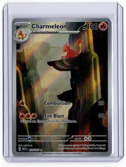 CHARMELEON 169/165 SCARLET & VIOLET 151 RARE FULL-ART POKEMON CARD - Image 1