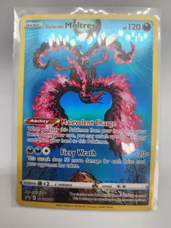 Galarian Moltres SWSH284 SWSH: Sword & Shield Promo Cards Holo NM - Image 1