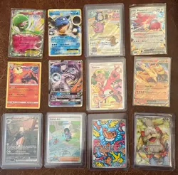 Pokemon RARE Lot of 36 cards Binder Collection Mega, Basic, EX, GX, Charizard - Image 1