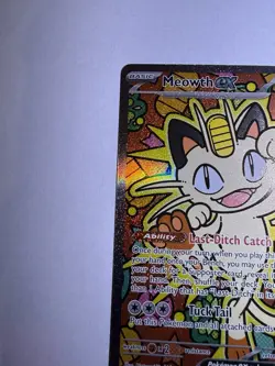 Meowth ex 121/088 SIR Perfect Order Near Mint Pokemon Card NEW POR SIR - Image 2