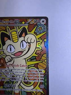 Meowth ex 121/088 SIR Perfect Order Near Mint Pokemon Card NEW POR SIR - Image 5